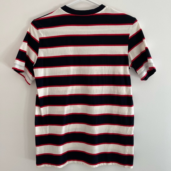MSGM Striped Logo T-Shirt - Picture 3 of 8